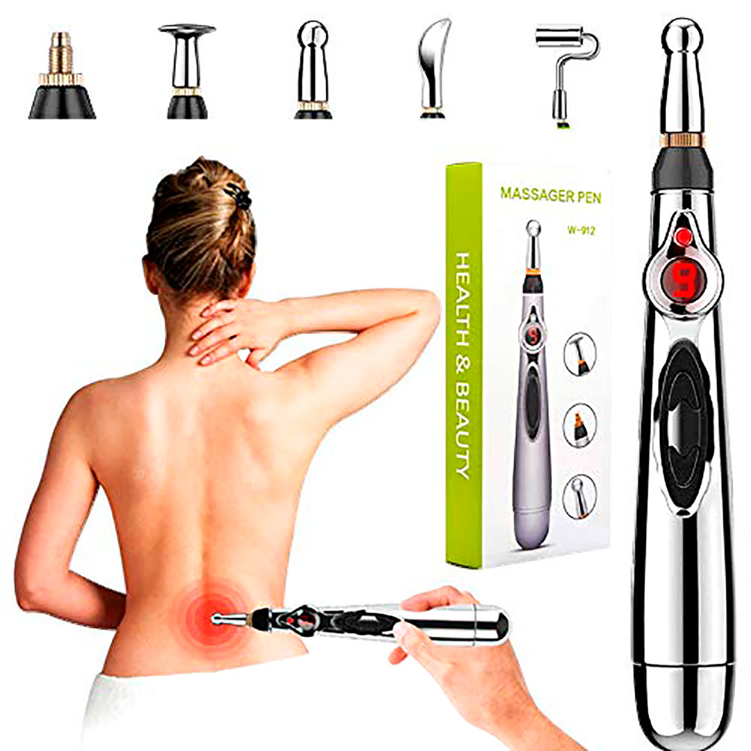 Pluma para masaje de acupuntura electrónica