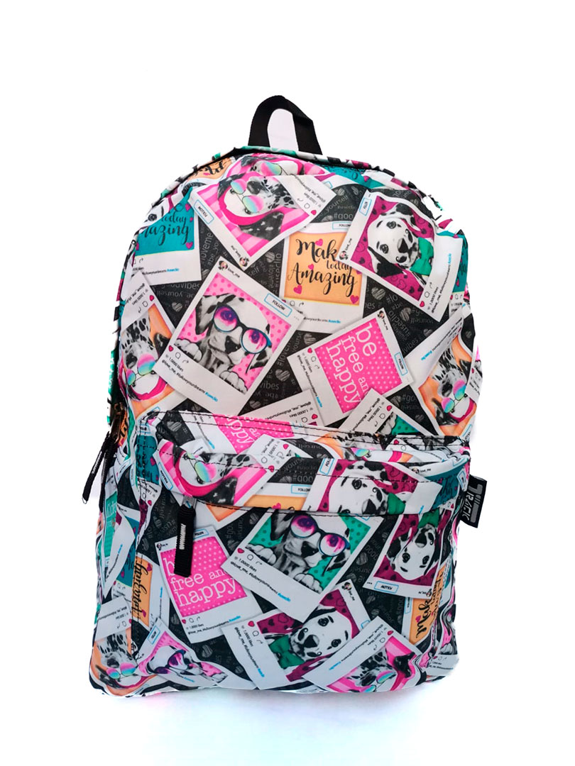 Mochila Escolar - diseño de Perritos